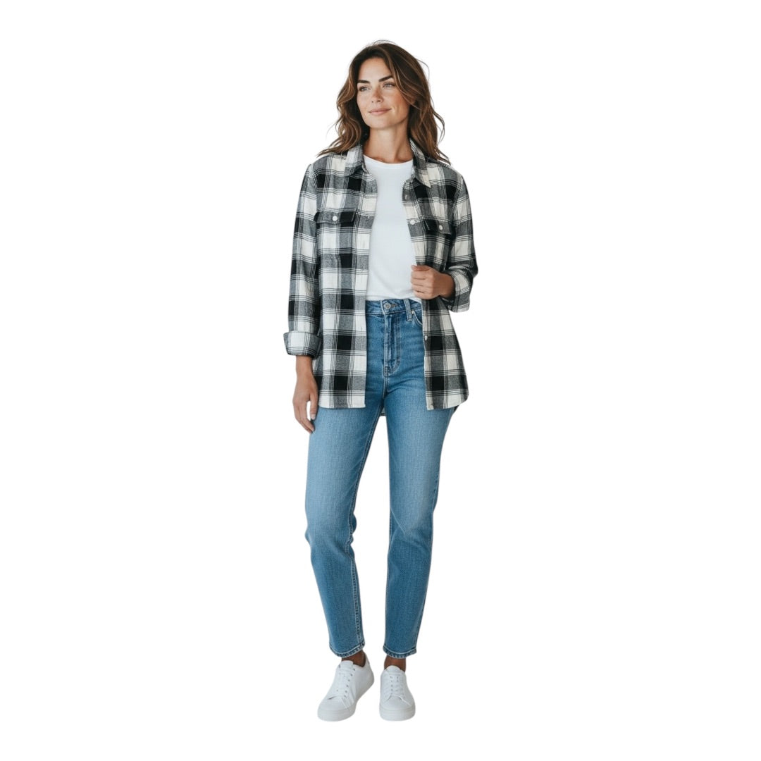 Navy/White Madewell Women-Outerwear, Extra Small